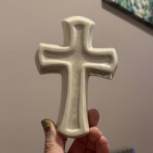 Ceramic Cross Decor